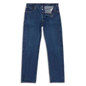 Levis 501 Mens Jeans‎ Medium Wash Straight Leg Denim W38 L32